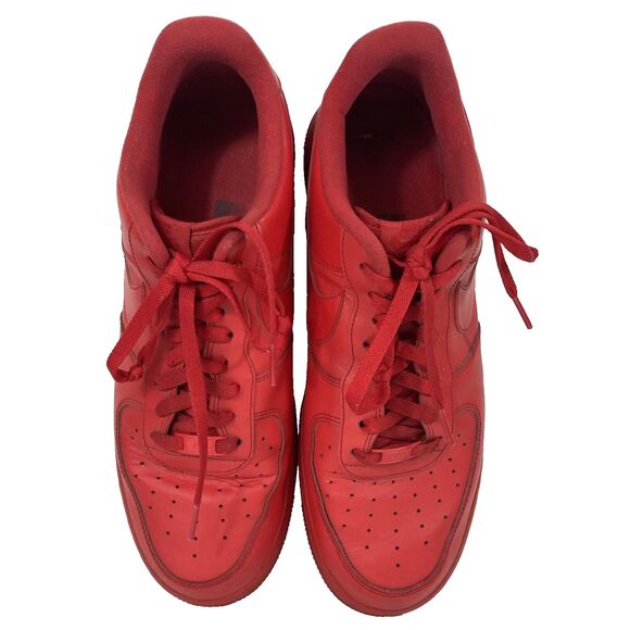 Nike Air Force 1 Low \'07 LV8 -Men\'s 13 -Triple/University Red Shoes- CW6999-600 main image 4